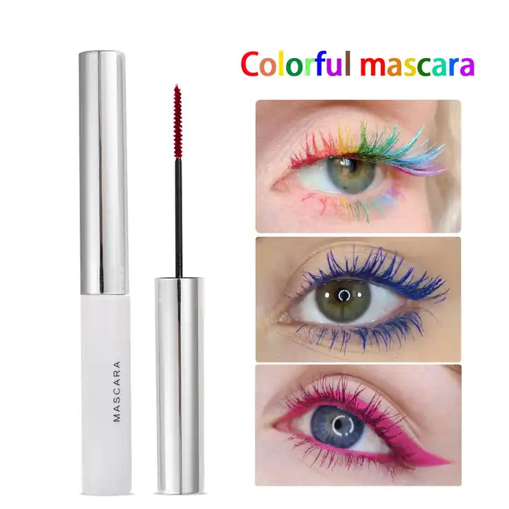8 Colored Mascara Looks To Try